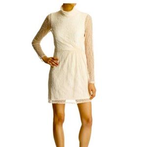 NWT Whitney Eve off white lace long sleeve dress sz 6